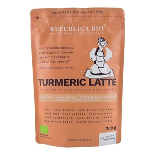 Bio-Kurkuma Latte Pulver, 200 g, Republica Bio