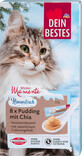 Dein Bestes Katzensnack aus Pudding und Chiasamen, 120 g