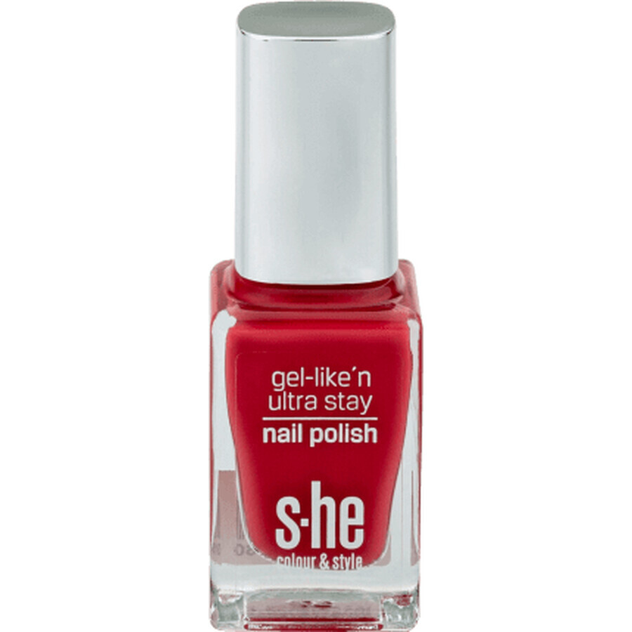 She colour&style Nail polish gel-like'n ultra stay 322/450, 10 ml