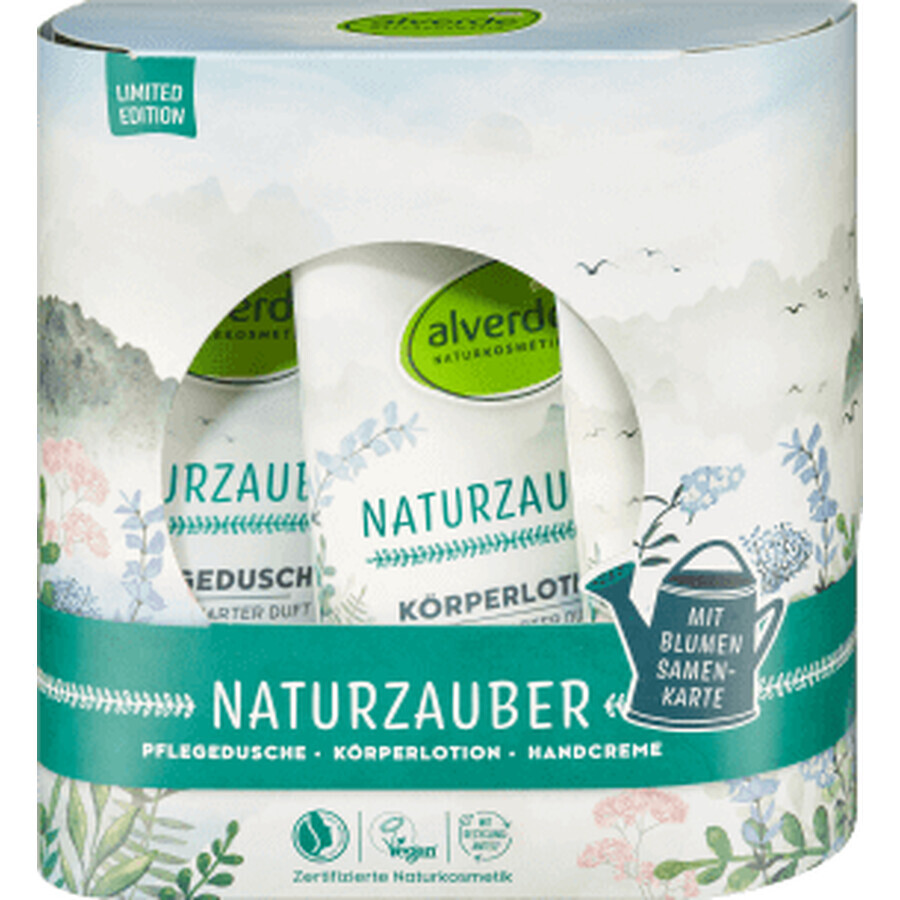 Alverde Naturkosmetik Natural Magic Geschenkset, 375 ml