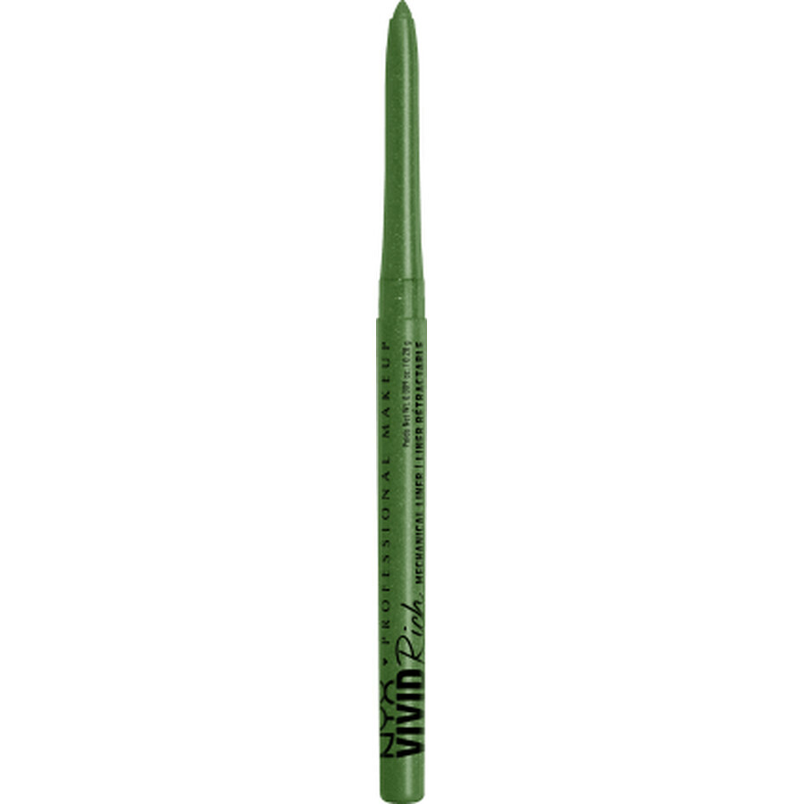 Nyx Professional MakeUp Vivid Rich Mechanical Eye Pencil 09 It's Giving Jade, 0,28 g