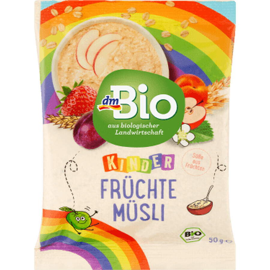 DmBio Musli mit Früchten für Kinder, 50 g