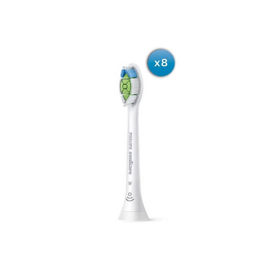 Rezerve Optimal White pentru periuta Sonica, HX6068/12, 8 bucati, Philips