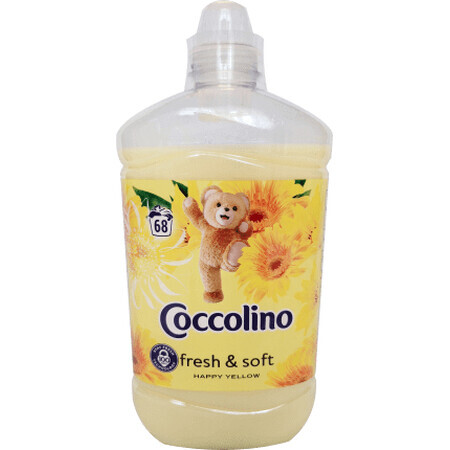 Coccolino Acondicionador de ropa Happy Yellow 68 lavados, 1,7 l