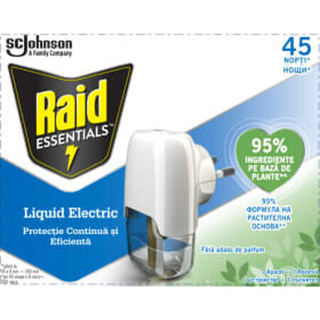 Raid Essentials Elektrisches Mückenschutzmittel, 27 ml