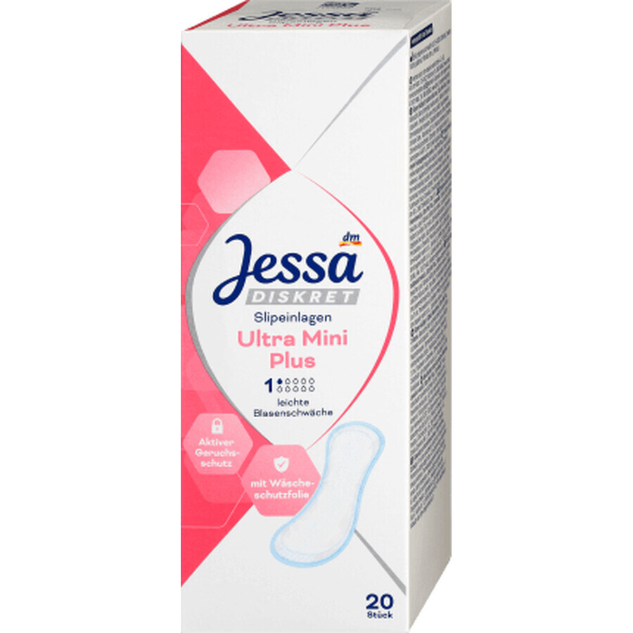 Jessa DISKRET Absorbents Ultra Mini Plus, 20 pcs