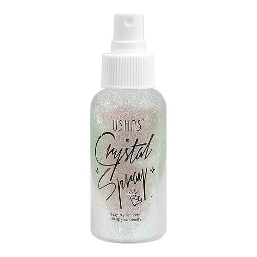 Spray Iluminador Corporal, Ushas, Cristal, 03, 80 ml
