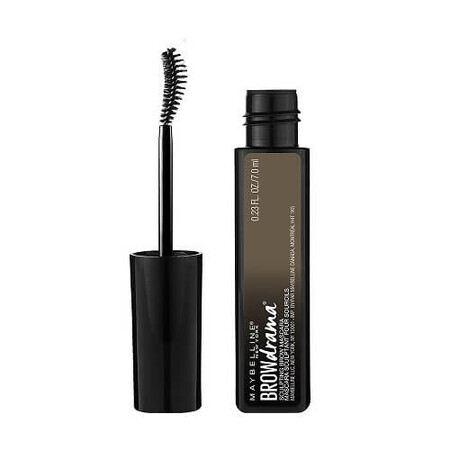 Brauenwimperntusche, Maybelline, Brow Drama, Mittelbraun, 7,6 ml