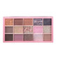 Lidschattenpalette, Technic, Gepresstes Pigment, Unconditional, 15 Farben