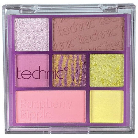 Lidschattenpalette, Technic , Raspberry Ripple, 7 Farben