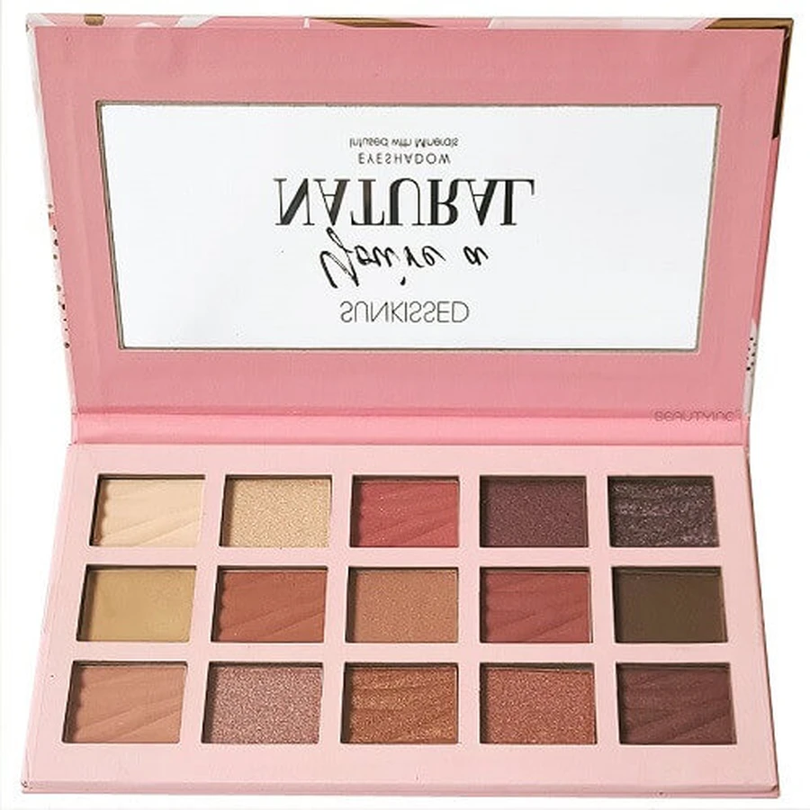 Lidschattenpalette, Sunkissed, You`re a Natural, Vegan, 15 Farben