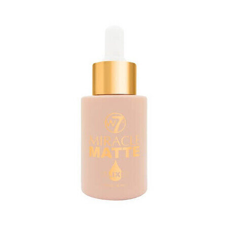 W7 Miracle Matte Elixir Face Make-Up Base, Miracle Matte Elixir, 30 ml