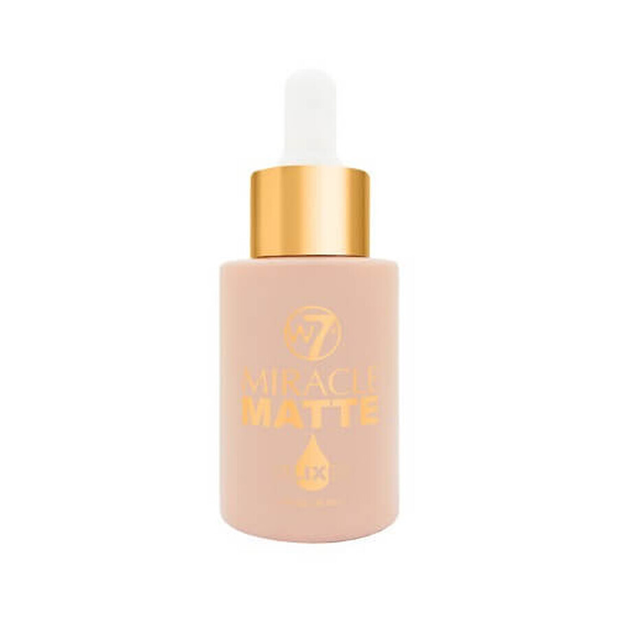 W7 Miracle Matte Elixir Face Make-Up Base, Miracle Matte Elixir, 30 ml