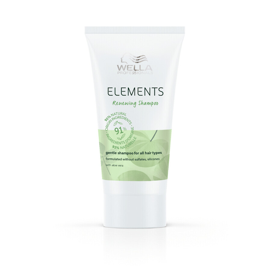 Sanftes Shampoo für alle Haartypen Elements Renew, 30 ml, Wella Professionals