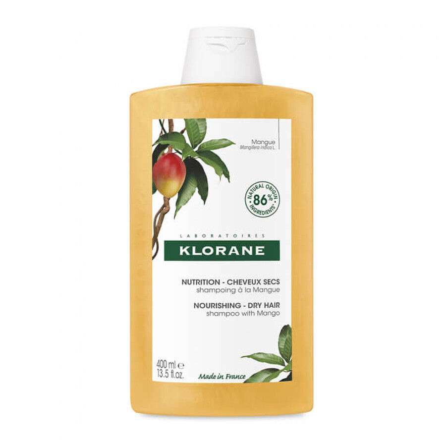 Pflegendes Shampoo mit Mango-Extrakt, 400 ml, Klorane