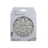 Set van 12 Valse Spiegelnagels, VV Meijiaer, Wit