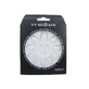 Set di 12 unghie finte glitterate, VV Meijiaer, bianco laterale