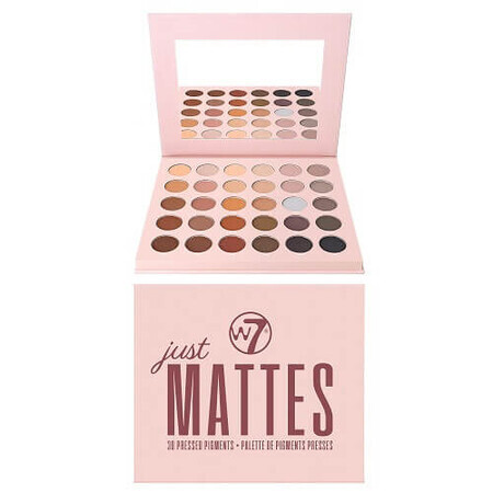 Palette 30 Matte Blushes, W7, Just Mattes, Vegan, 27 g