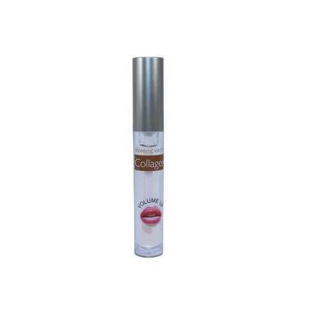 Lip Gloss for Volume, with Collagen, Makeup, Romantic Matte, Volume Up, Transparent