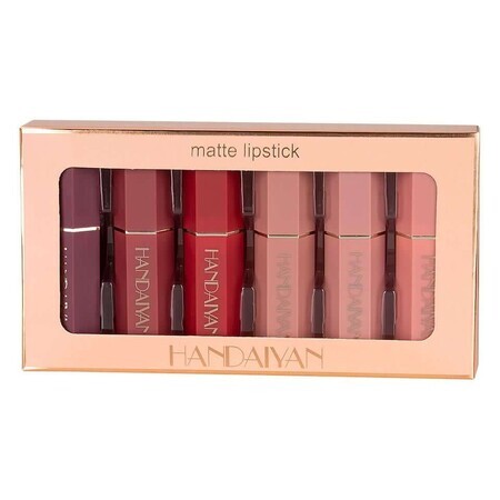 Matte Lipstick set, 6 colors