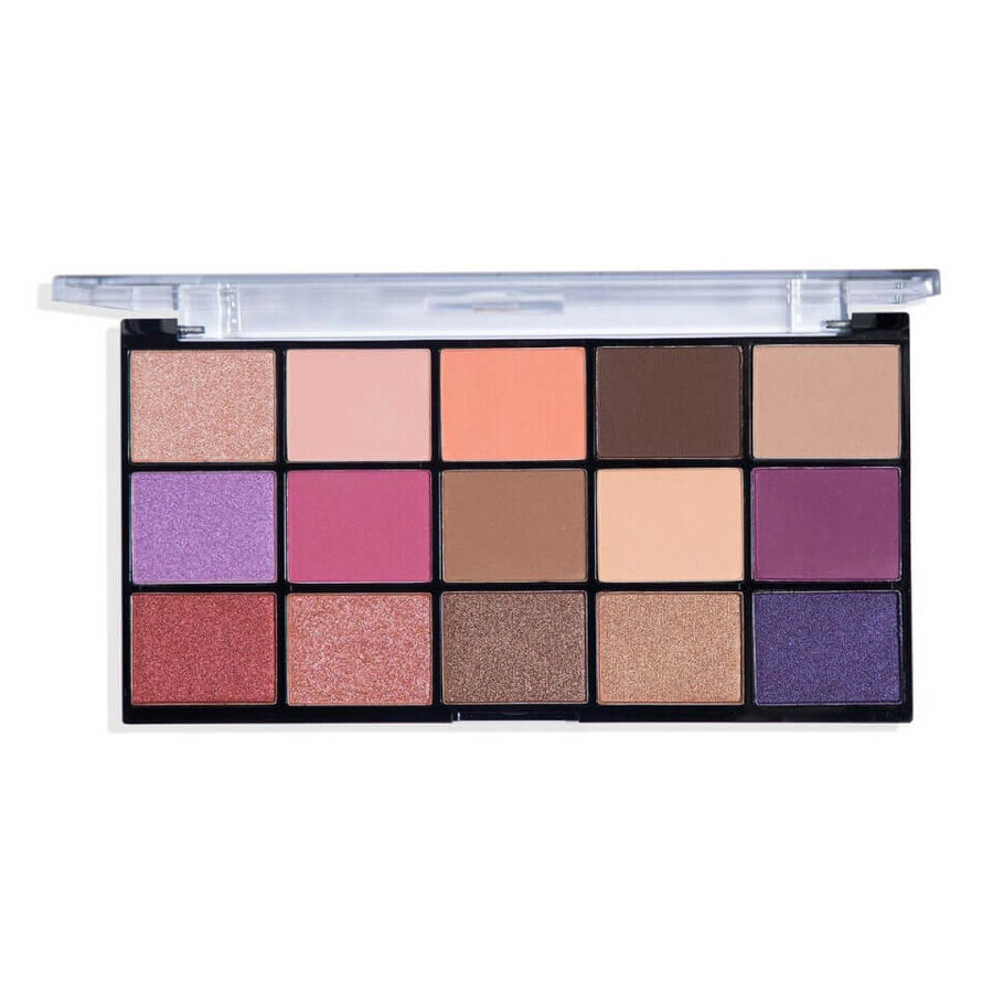 Technic Persian Violet Eyeshadow Palette, 15 Farben