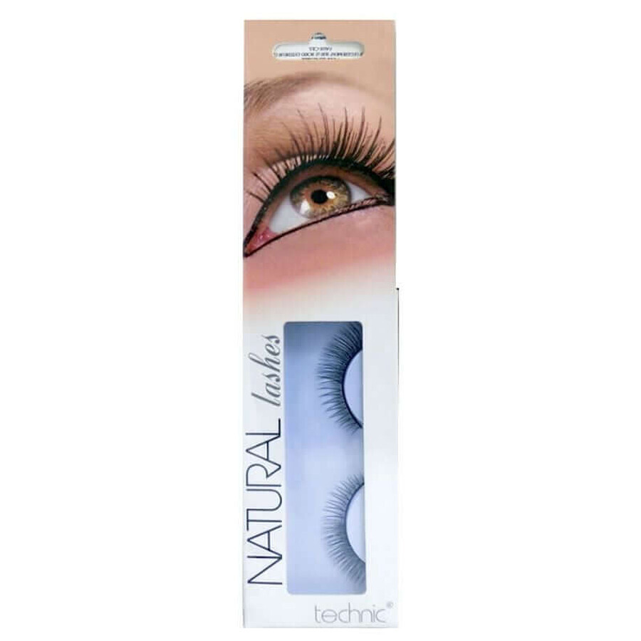 Technic Natural Lashes ciglia finte dall'aspetto naturale, adesivo incluso