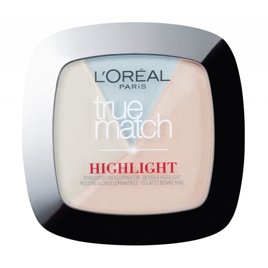 Poudre illuminante, Loreal, True Match Highlight, 302 Icy Glow