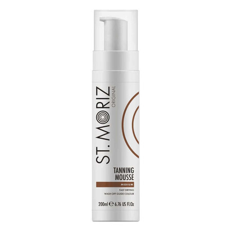 Professional Self Tanning Foam Bronz Instant Bronz St Moriz Medium, 200 ml