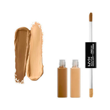 NYX Professional Makeup Sculpt &amp; Highlight Face Duo 02 Almond Light