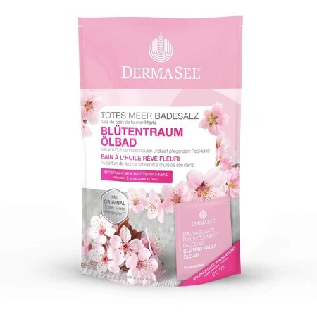 Sare de baie cu floare de cires (80623), 400g, DermaSel