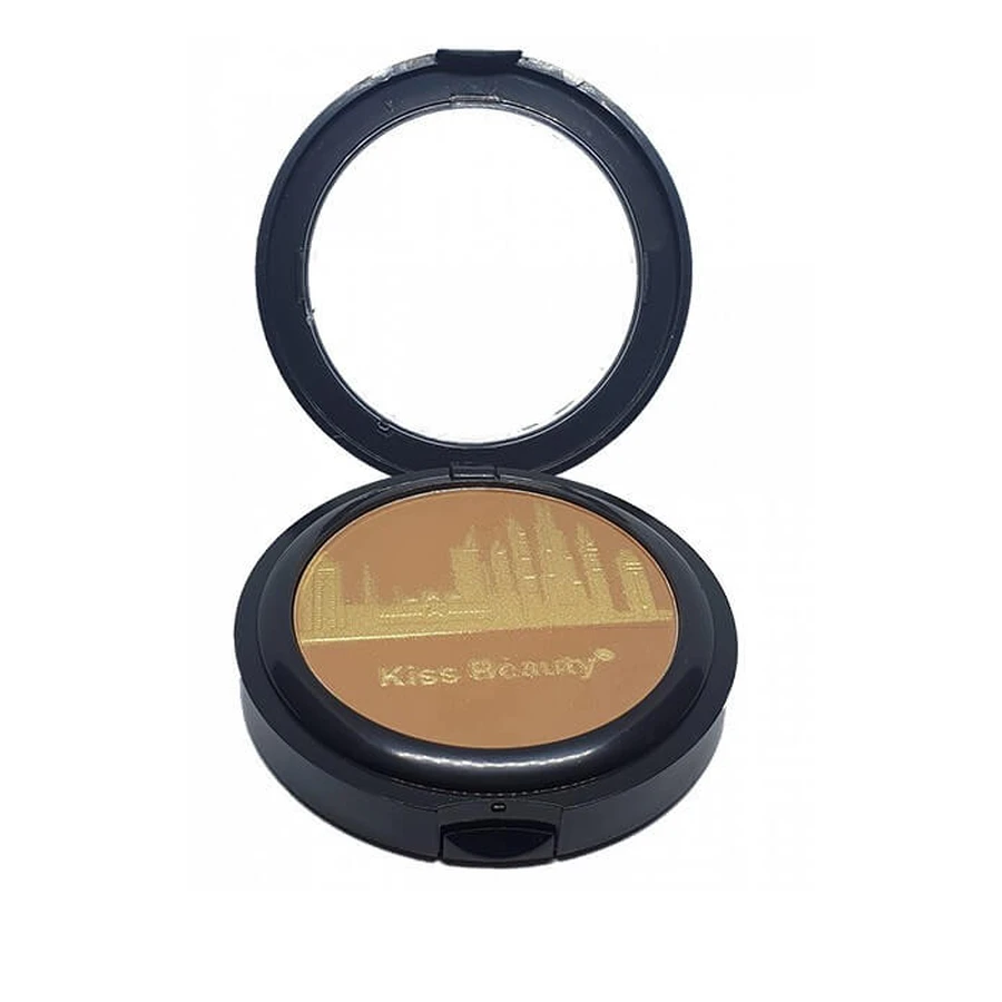 Kiss Beauty Iluminador City Glow, Acabado Suave e Impecable, 02
