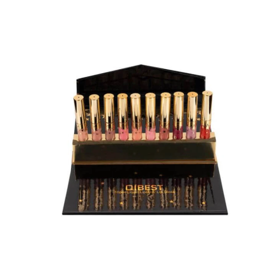 Set 10 barras de labios, Qibest, Release Your Charm