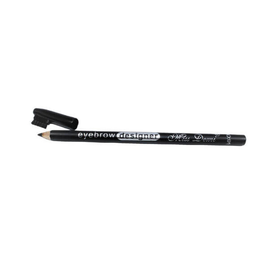 Eyebrow pencil with brush, Makeup, Miss Demi, Eyebrow Designer, Black