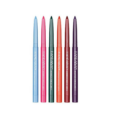 Set de 6 crayons rétractables pour les yeux, Handaiyan, Creme Gel Liner Waterproof, C