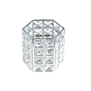 Makeup Brush Holder, Luxorise, Crystal Makeup Holder, Silver