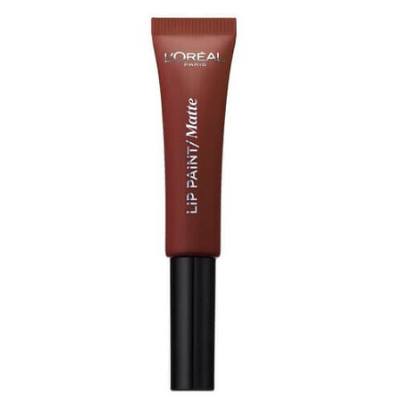 Flüssiger Lippenstift, Loreal, Lip Paint Matte, 213 Stripped Brown