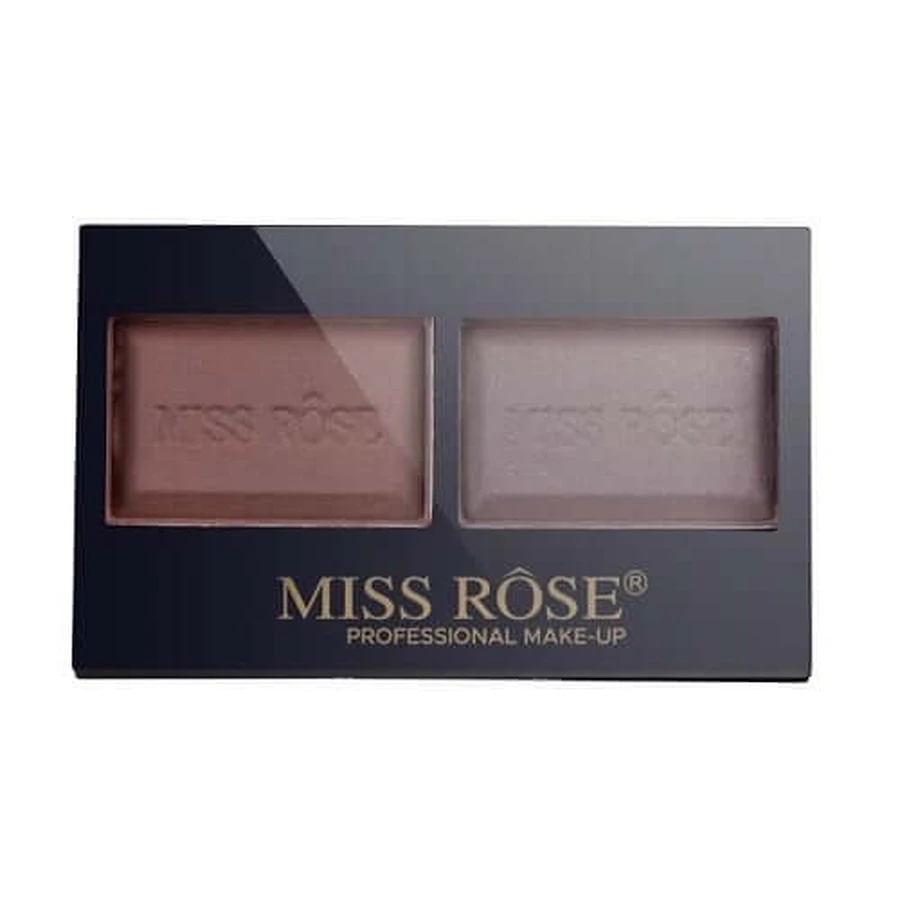 Colorete para cejas, Miss Rose, Maquillaje profesional, 01