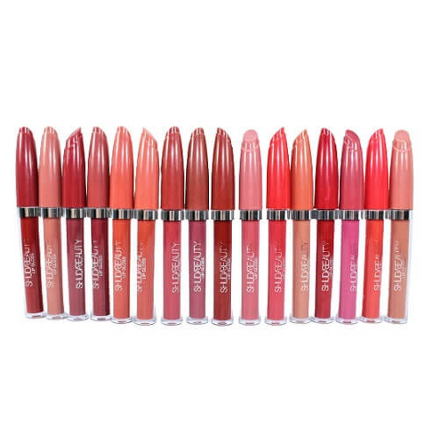 Set mit 16 flüssigen Lippenstiften, Make-up, Lipgloss