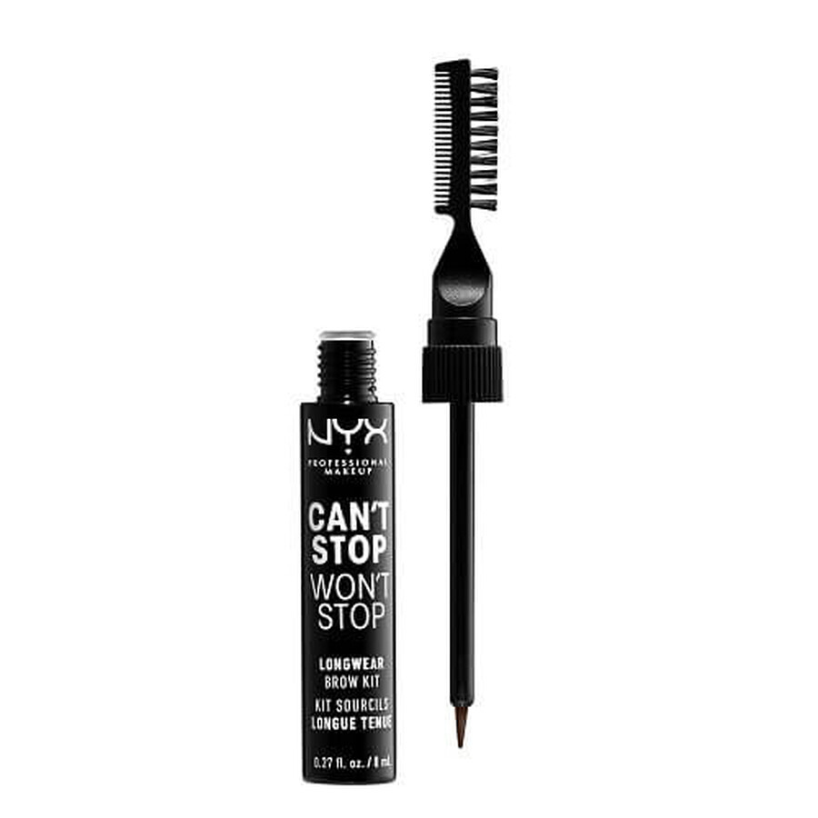 Gel para cejas, NYX, Can`t Stop Won`t Stop, 07 Espresso