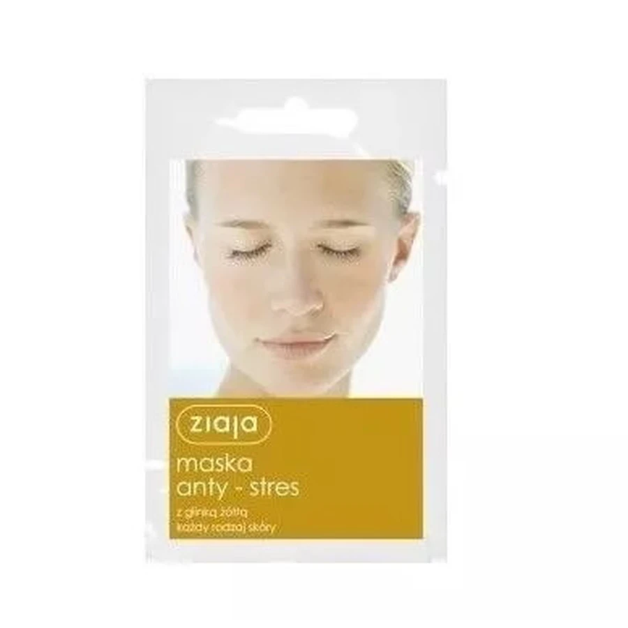 Ziaja, Anti-stress clay mask for all skin types, 7ml - Long shelf life!