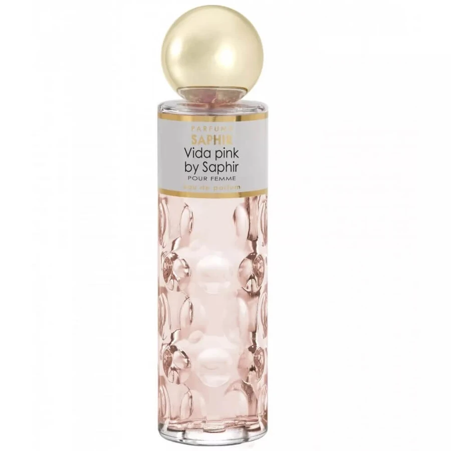 Saphir Vida Pink Pour Femme Agua de Perfume, 200ml