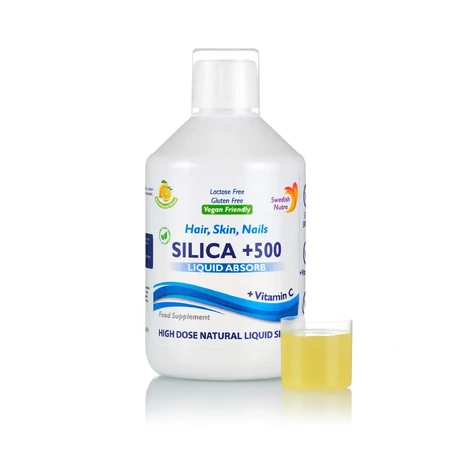 Silicium Vloeibaar 500 Mg + Vitamine C, 500 ml, Swedish Nutra