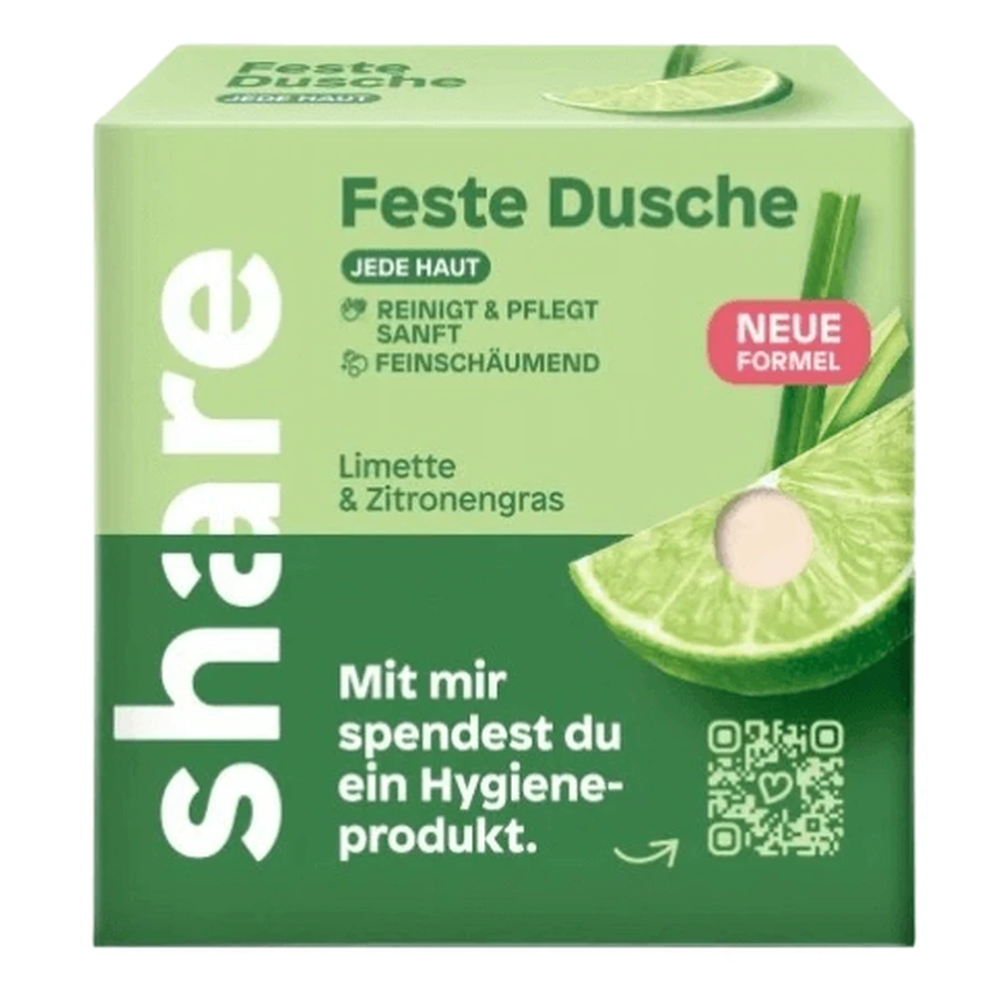 Share, bar de duș el, lime și lemongrass, 60g