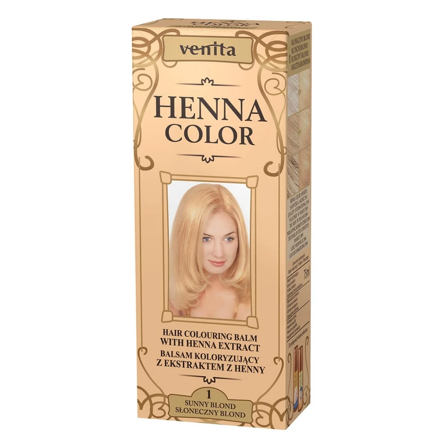 Venita Henna Color Herbal coloring lotion with henna extract 1 Sunny blonde, 75ml
