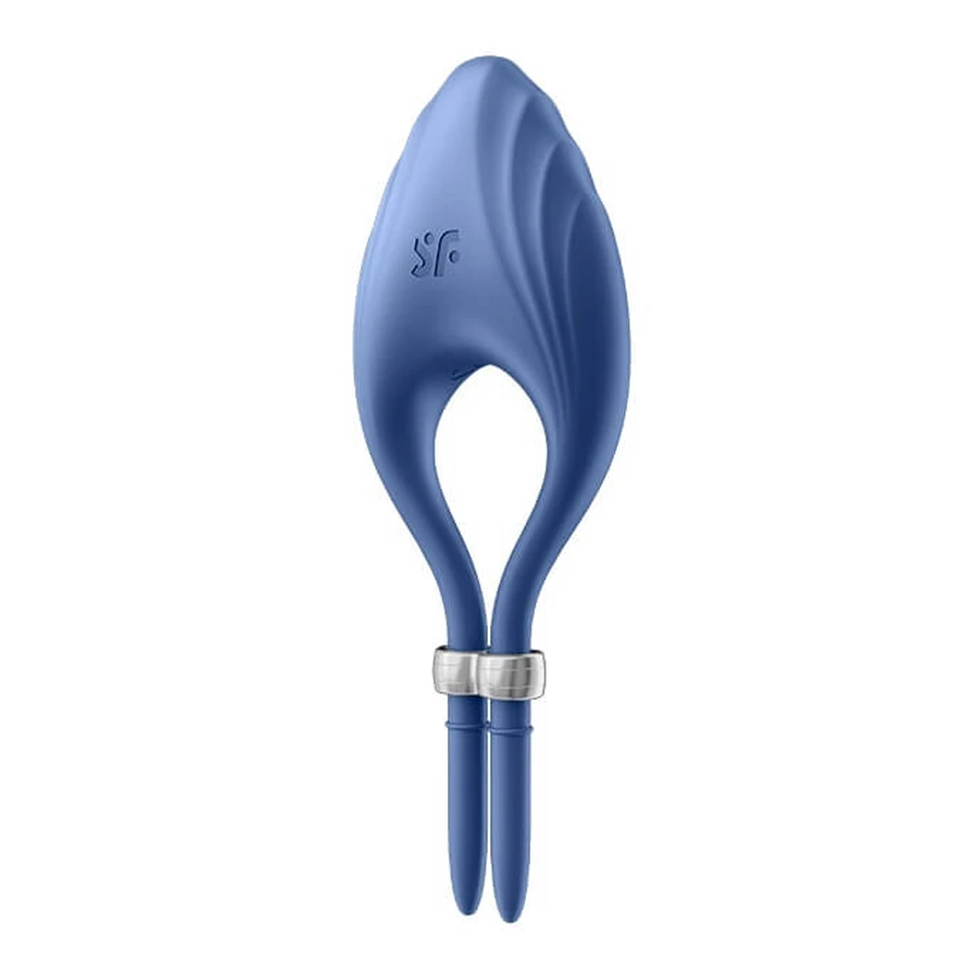 Satisfyer Duelist Vibrating Cock Ring Blue, 1 pc