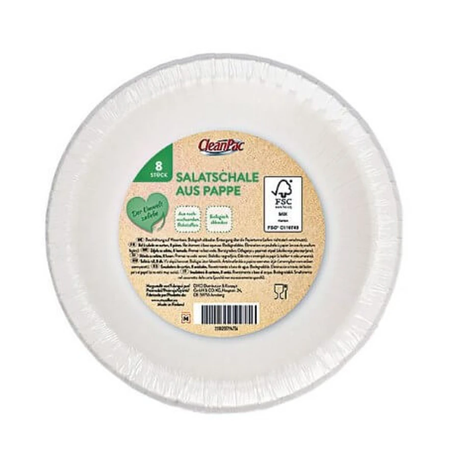 CleanPac, Papieren kom, 8 stuks