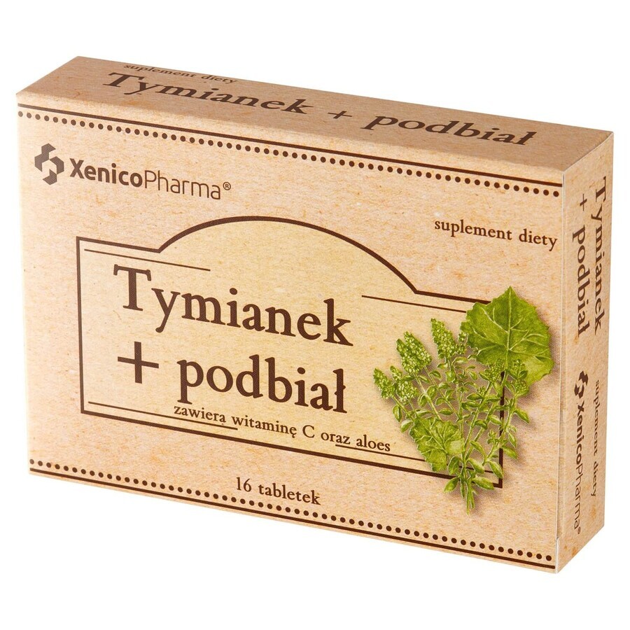 Thyme + podbia, 16 pills