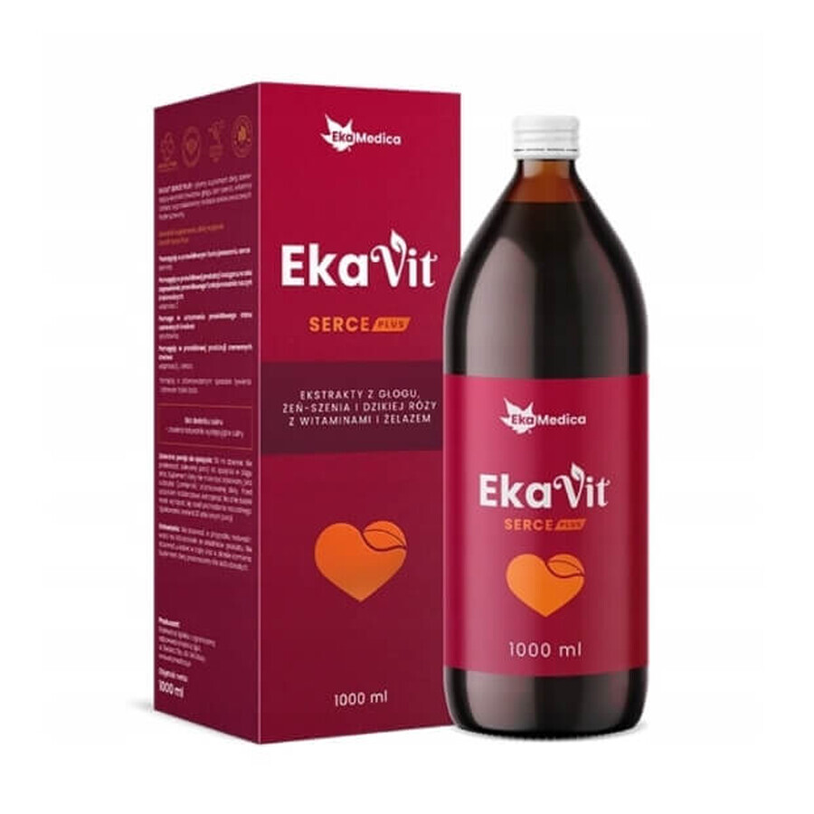 Ekavit, Herz Plus Saft, 1000 ml