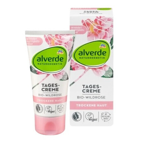 Alverde, Bio-Wildrose Tagescreme, Wildrose, 50ml