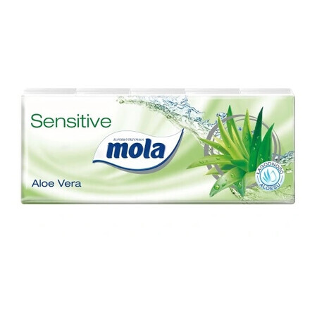 Mola Aloe vera Tücher, 10 Stück x 10